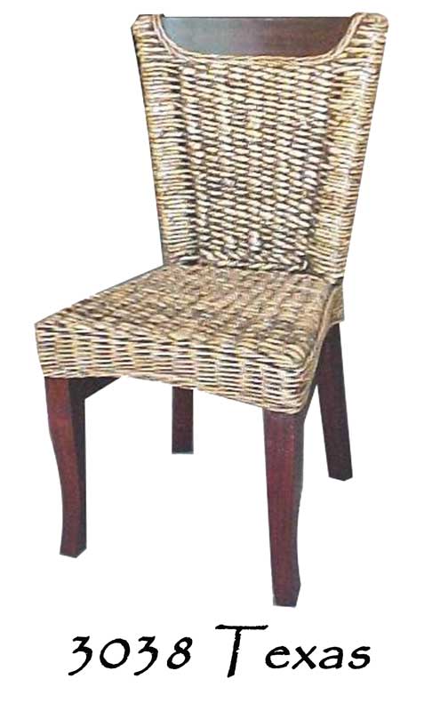 Texas Rattan Dining Chair | Natural Rattan Furniture Wholesale Supplier
