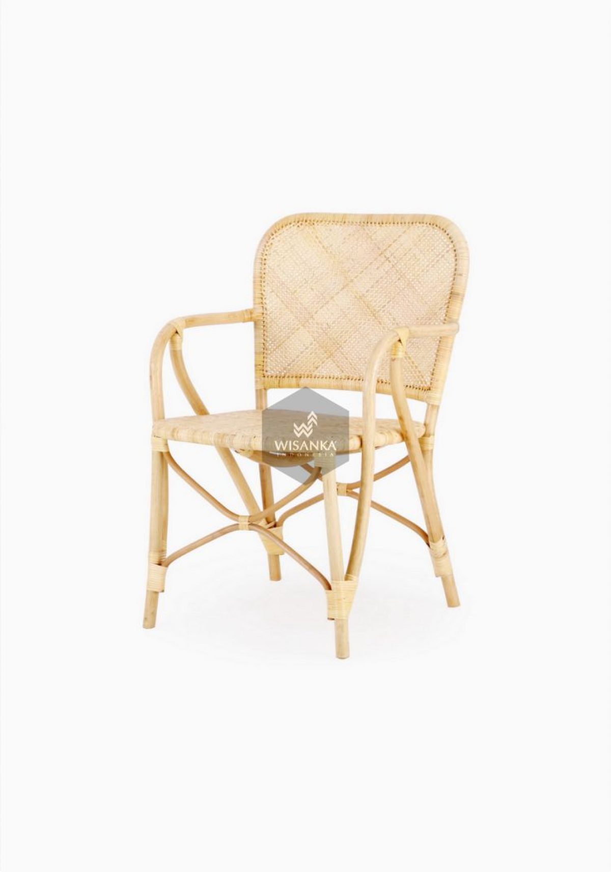 vivi cane dining chair  natural rattan furniture wholesale