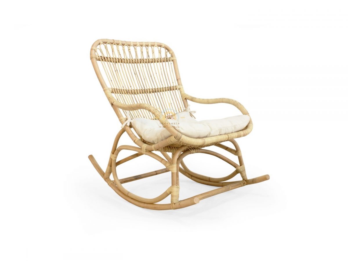 Monet Rattan Rocking Chair Natural Natural Rattan Furniture Wholesale Supplier Rattan Kids Furniture