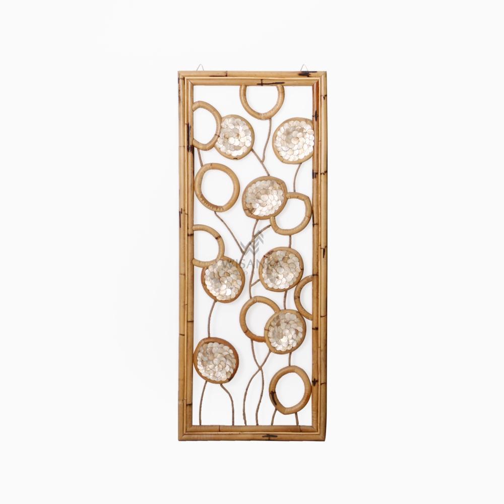 Belle Capiz Rattan Wall Decor - Natural rattan furniture wholesale ...